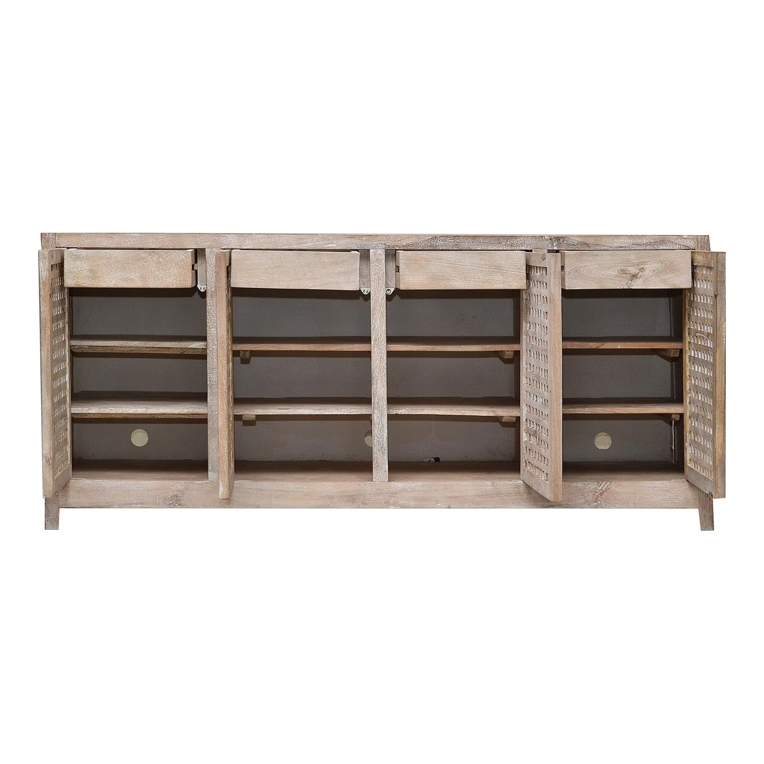 Driftwood Lattice Credenza view 2