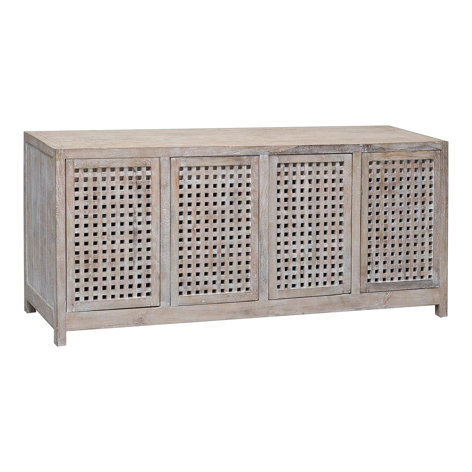 Driftwood Lattice Credenza view 3