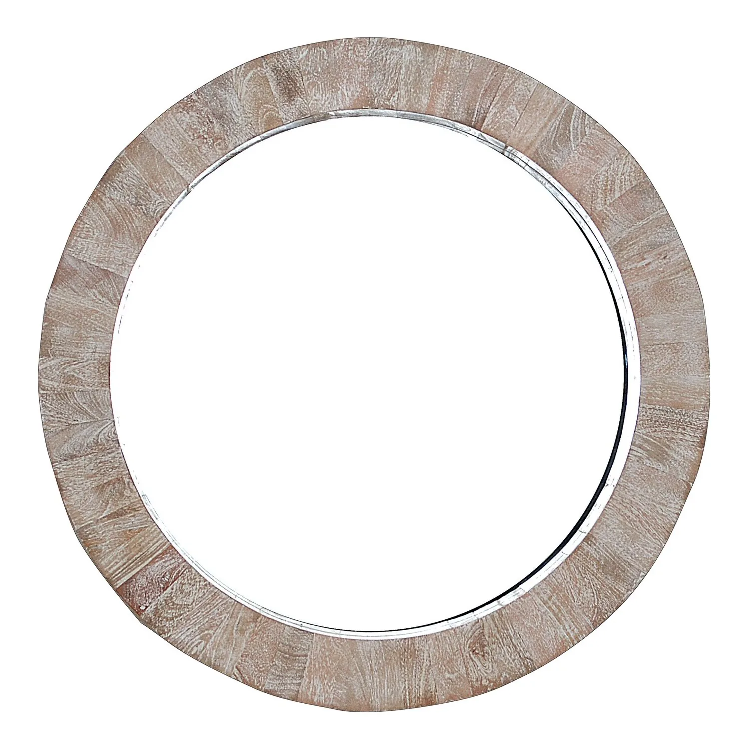 Driftwood Round Mirror