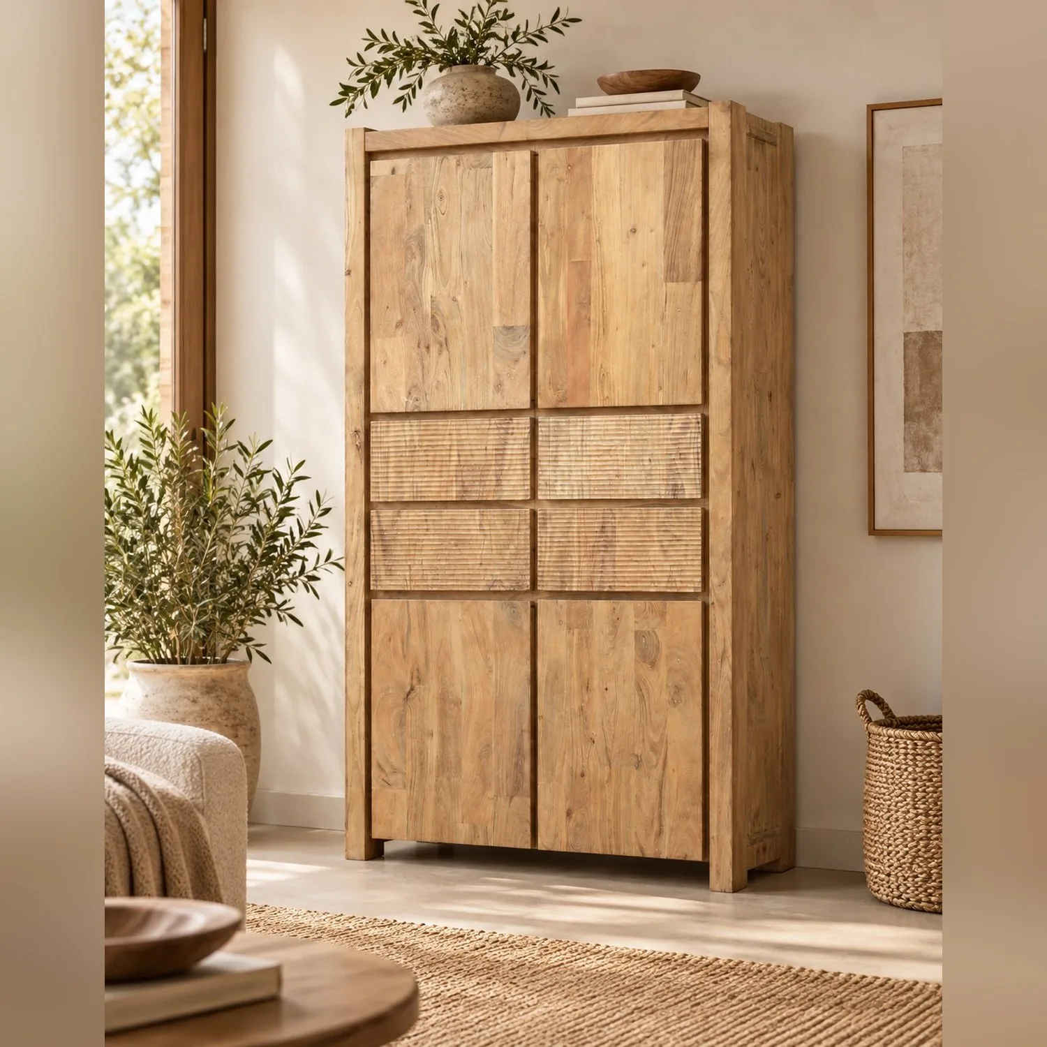Thar Chest 4 Drawers + 4 Doors
